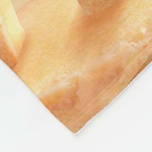 ananas fleece deken (Hoek)