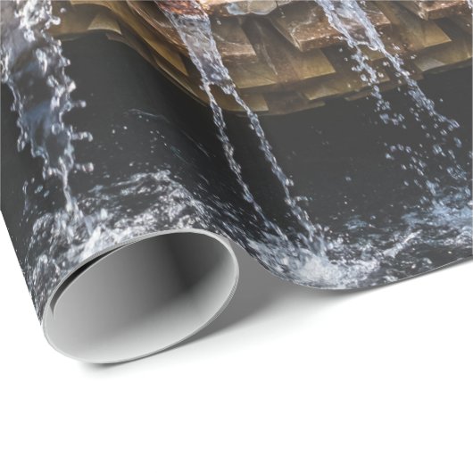 Ananas fontein Charleston, SC Cadeaupapier (Rol Hoek)