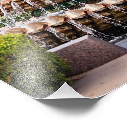 Ananas fontein Charleston, SC Foto Afdruk (Hoek)