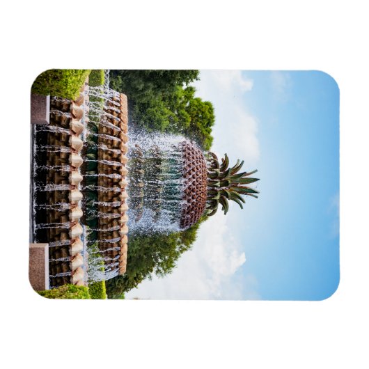 Ananas fontein Charleston, SC Magneet (Horizontaal)