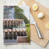 Ananas fontein Charleston, SC Theedoek (Quarter Fold)