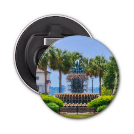 Ananas Fontein flesopener Button Flesopener