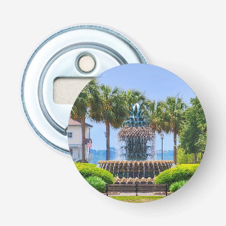 Ananas Fontein flesopener Button Flesopener