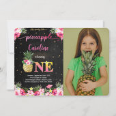 Ananas Foto Uitnodiging (Voorkant)