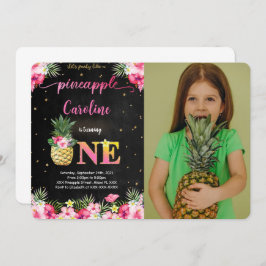 Ananas Foto Uitnodiging