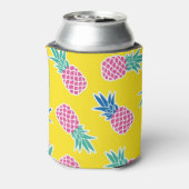 Ananas Frenzy: Heldere Cartoon . Blikjeskoeler (Blikje Achterkant)