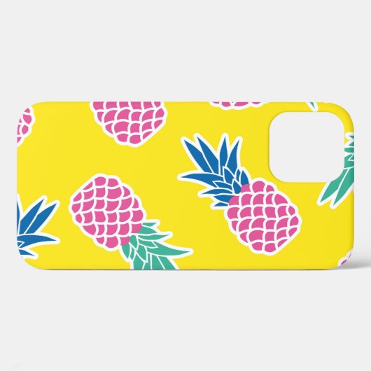 Ananas Frenzy: Heldere Cartoon . Case-Mate iPhone Case (Achterkant (horizontaal))