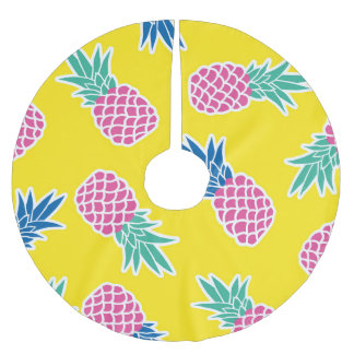 Ananas Frenzy: Heldere Cartoon . Kerstboom Rok