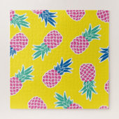 Ananas Frenzy: Heldere Cartoon . Legpuzzel (Horizontaal)