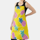 Ananas Frenzy: Heldere Cartoon . Schort (Insitu)