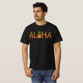 Ananas Fruit Aloha Beaches Hawaii T-shirt (Voorkant volledig)