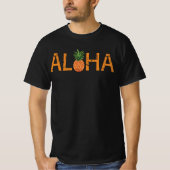 Ananas Fruit Aloha Beaches Hawaii T-shirt (Voorkant)