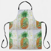 Ananas Fruit Food Geel Limoen Tropisch Schort (Voorkant)