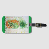 Ananas Fruit Food Tropical Vibes Oranje Limoen Bagagelabel (Voorkant (horizontaal))