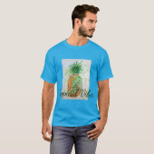 Ananas Fruit Food Tropical Vibes Oranje Limoen T-shirt (Voorkant volledig)