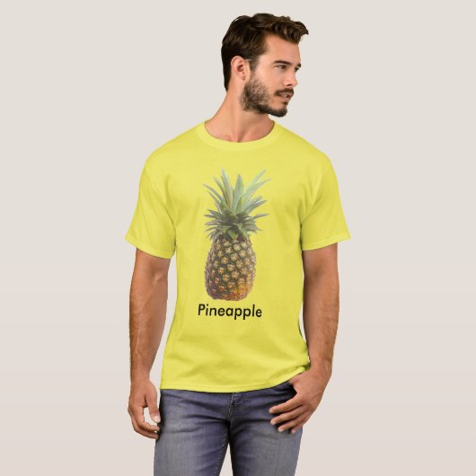 Ananas Fruit Friendly Unisex T-shirt (Voorkant volledig)