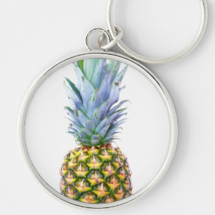 Ananas Fruit Strand Dessert Kleurrijk Tropisch Sleutelhanger