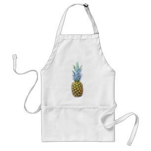 Ananas Fruit Strand Dessert Kleurrijk Tropisch Standaard Schort