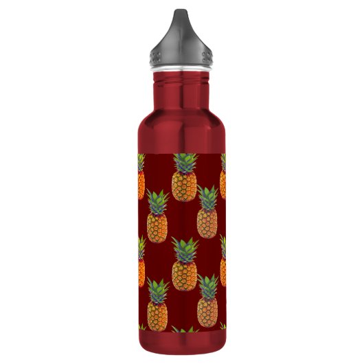 Ananas Fruits on Red Waterfles (Links)