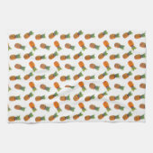 Ananas Fruits on White Theedoek (Horizontaal)