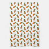 Ananas Fruits on White Theedoek (Verticaal)