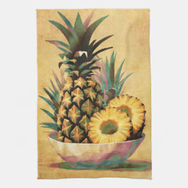 ananas fruitschaal theedoek