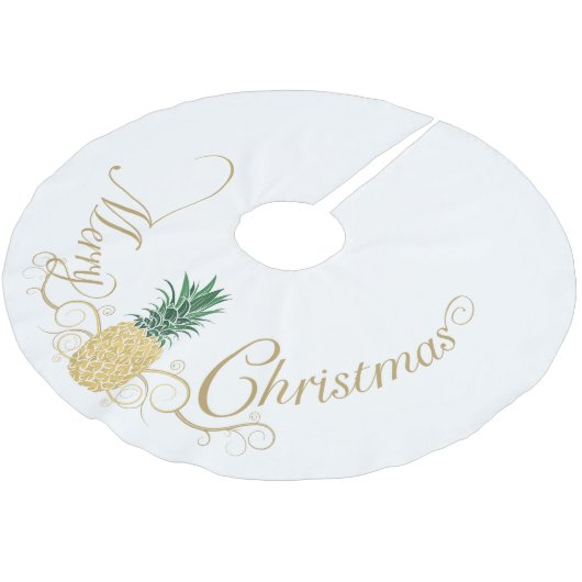 Ananas Gastvrijheid Kerstmis Kerstboom Rok (Gekanteld)