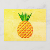 ananas, geel en groen briefkaart (Voorkant)