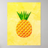 ananas, geel en groen poster (Voorkant)