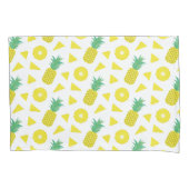 Ananas Geel Groen Fruit Patroon Modern Kussensloop (Voorkant)