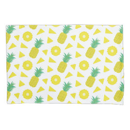Ananas Geel Groen Fruit Patroon Modern Kussensloop