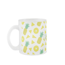 Ananas Geel Groen Fruit Patroon Modern