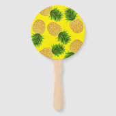 Ananas Geel Handwaaier (Achterkant)