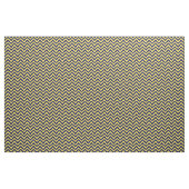 Ananas Geel Navy Blauw LG Chevron Patroon 12I Stof (Yard (91,4 cm))
