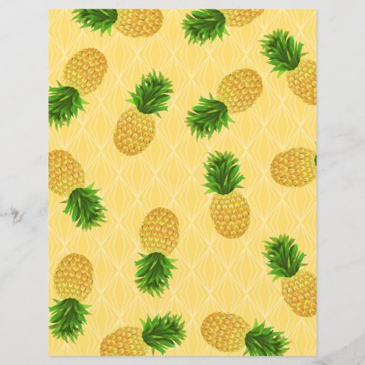 Ananas gele voering (Achterkant)