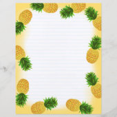 Ananas gele voering (Voorkant)