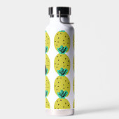 Ananas Geometrische Doodles Monogram  Waterfles (Links)