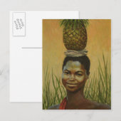 Ananas Girl 2004 Briefkaart (Voorkant / Achterkant)