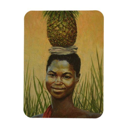 Ananas Girl 2004 Magneet (Verticaal)