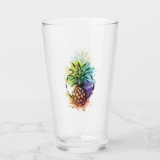 Ananas Glas (Voorkant)