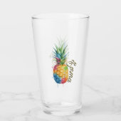 Ananas Glas (Achterkant)