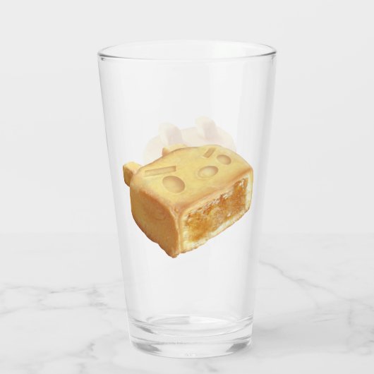 ananas glas (Achterkant)