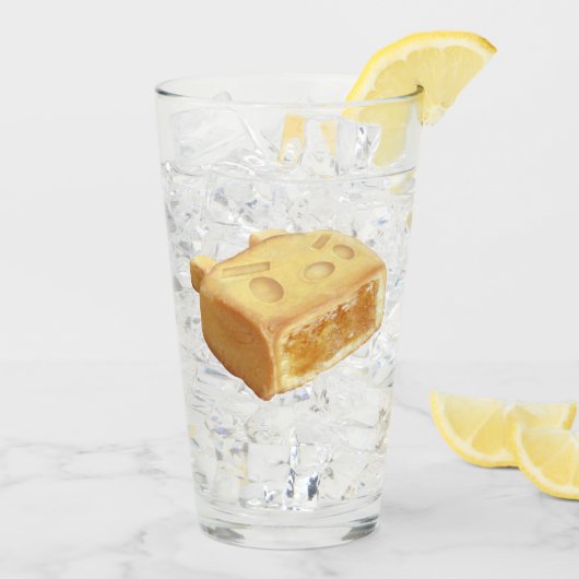 ananas glas (Achterkant ijs)