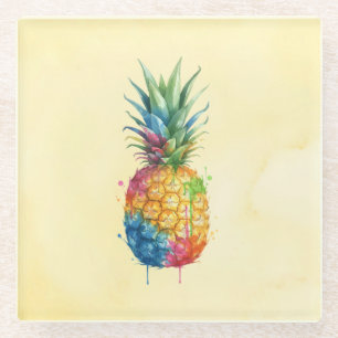 Ananas Glazen Onderzetter