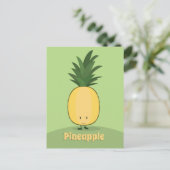 Ananas glimlachen | BRIEFKAART (Staand voorkant)