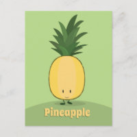 Ananas glimlachen | BRIEFKAART
