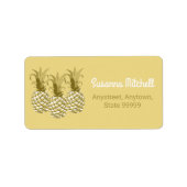 ananas Gold Row ID239 Etiket (Voorkant)
