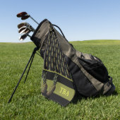 ananas Golf Towel - Gepersonaliseerd monogram Golfhanddoek (Groen)