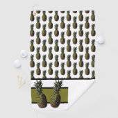 ananas Golf Towel - Gepersonaliseerd monogram Golfhanddoek (Insitu)