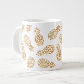 ananas GOUD ANANAS CHIQUE GLAMOUR Grote Koffiekop